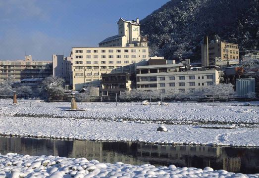 전통적인 료칸 Gero Onsen Yamagataya의 내부