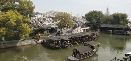 Four Seasons Spring Inn (Xitang Linhe store) Отели рядом с достопримечательностью «Yongning Bridge»