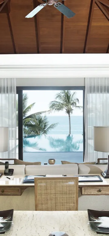 โอเชี่ยนฟรอนท์พูลวิลลาแบบ 2 ห้องนอน