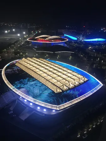 Yueji Hotel (Wuhan Sports Center Subway Station Jingkai Wanda Branch) Отели рядом с достопримечательностью «Jiuzhen Forest Park»