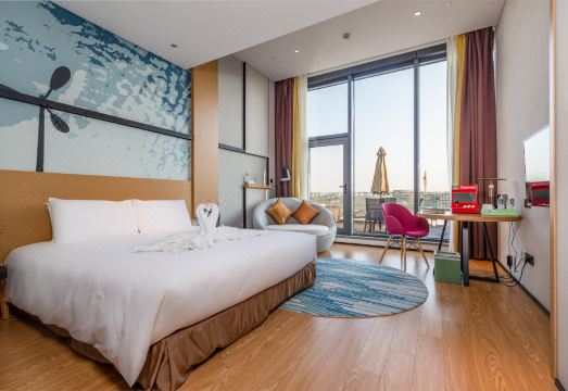 상하이 즈위 그린랜드 큐박스 호텔 전경