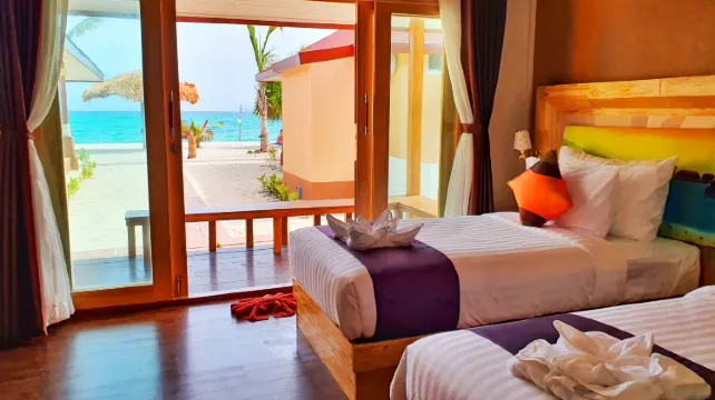 ห้องทวินซูพีเรียพร้อมวิวทะเล