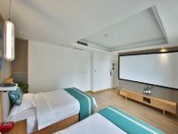 乐山水玲珑主题概念酒店 - 轻奢观影双床房