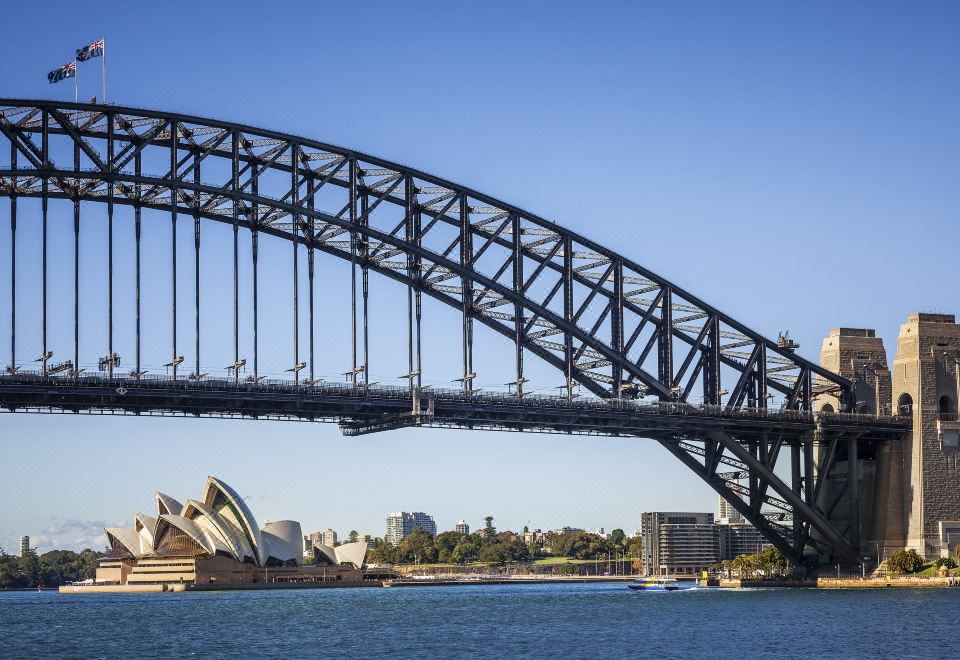 시드니 달링 하버 인근의 거리 풍경