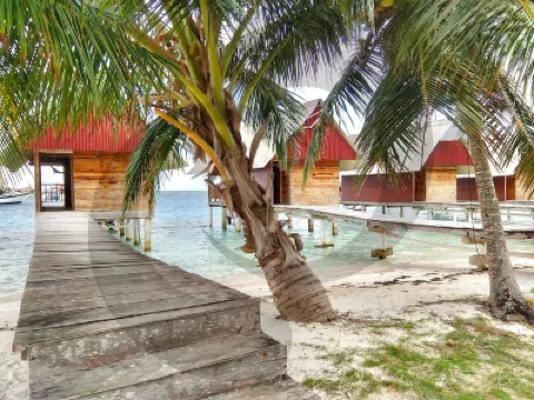 Private over the Water Cabin on San Blas Island Hotels in 