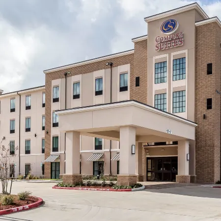 Comfort Suites Near Sam Houston Race Park Отели рядом с достопримечательностью «Виллоубрук»