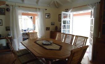 Bungalow with 2 Bedrooms in Le Moule, with Wonderful Sea View, Private
