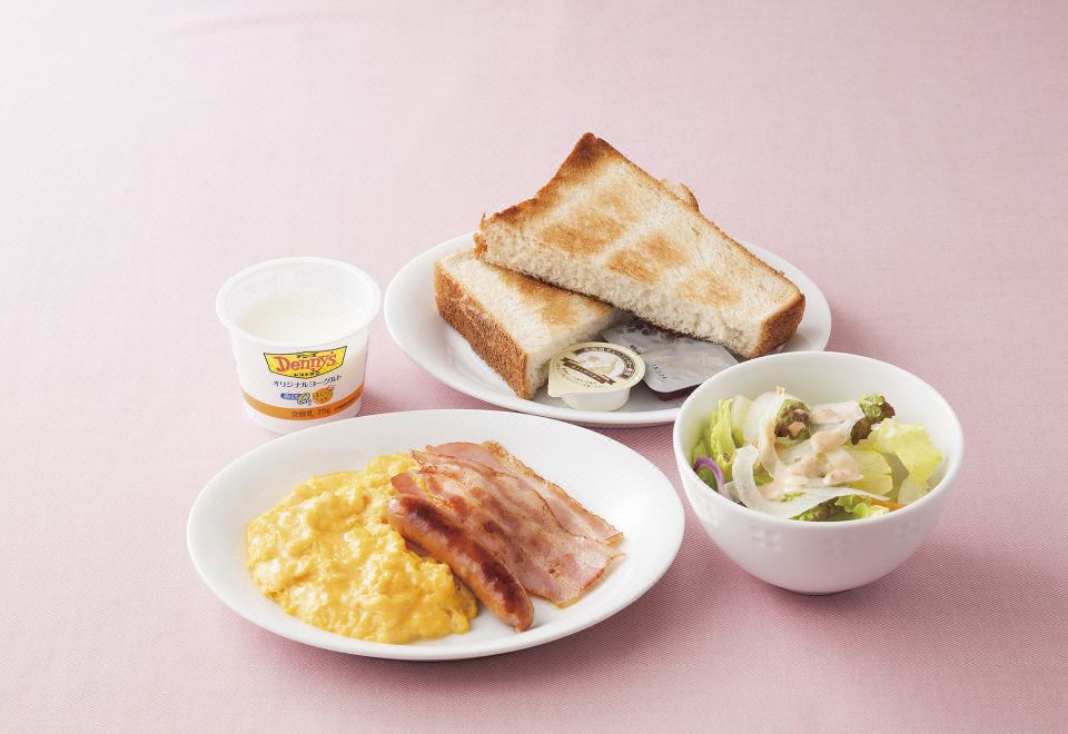 Breakfast included - menu at adjacent Denny's - Picture of JR-East Hotel  Mets Komagome - Tripadvisor