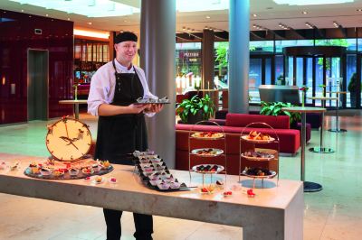 料理 モーベンピック ホテル フランクフルト シティーの写真