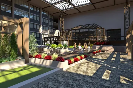 Seattle Airport Marriott Отели рядом со станцией Link Light Rail - Tukwila Station