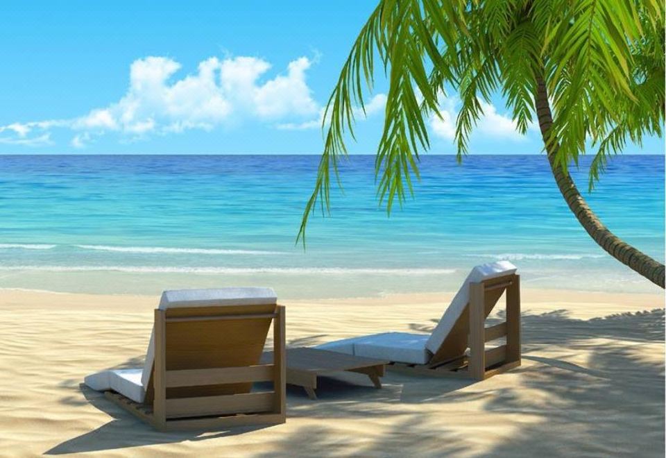 센추리 랑카수카 리조트의 모던한 객실 내부