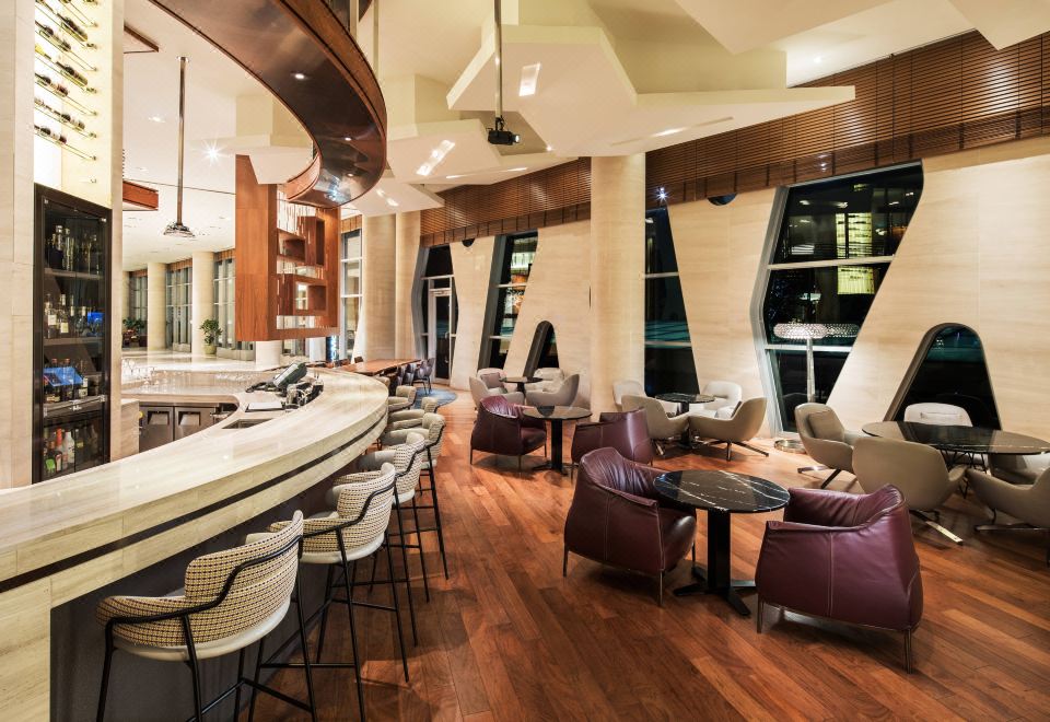 코트야드 바이 메리어트 서울 타임스퀘어의 깔끔한 로비 모습