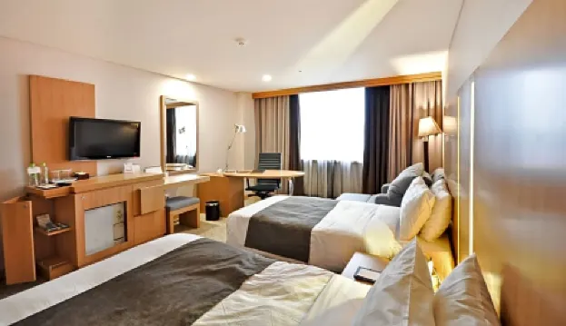 Ramada Songdo Hotel Отели рядом с достопримечательностью «Yonsei University School Of Integrated Technology»