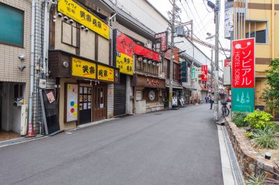 ホテル周辺 ホテルソビアル大阪 ドーム前の写真