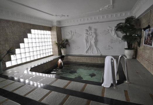 S79 Vuon Saigon Hotel & Spa의 아늑한 정원 또는 객실