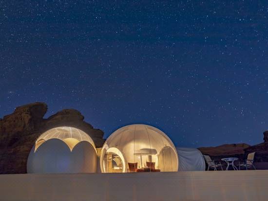 bubble luxotel wadi rum jordan