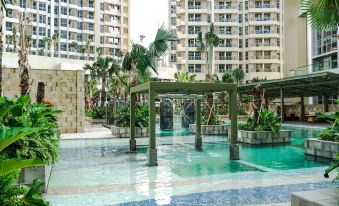 Great Location Taman Anggrek Residence 1BR Apartment By Travelio