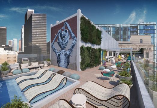 더 웨이페어러 다운타운 로스앤젤레스 객실