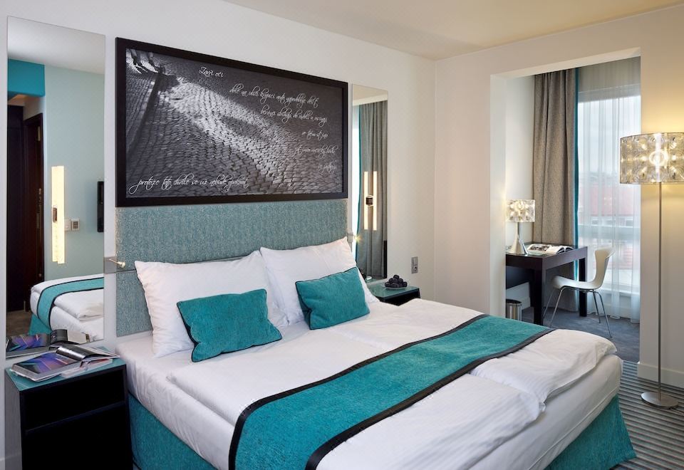 Red & Blue Design Hotel Prague Over view