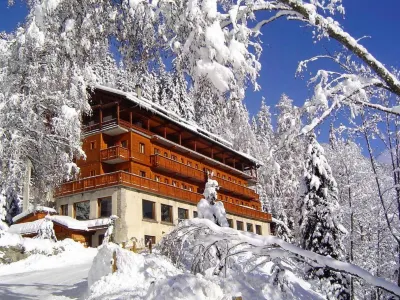 Chalet Hôtel Les Campanules Hôtels à proximité de : Battendier Sports location ski les Houches Prarion