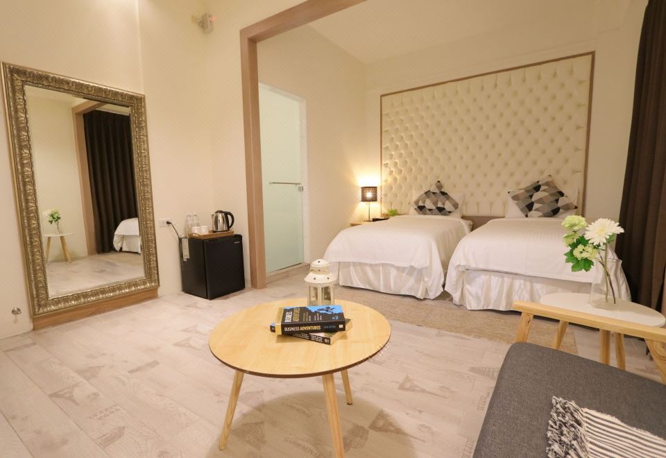 테이스트 인 메모리즈 호스텔의 편안하고 깨끗한 객실 모습