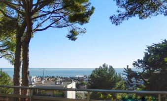 Apartment with One Bedroom in Villeneuve-Loubet, with Wonderful Sea View, Pool Access and Terrace