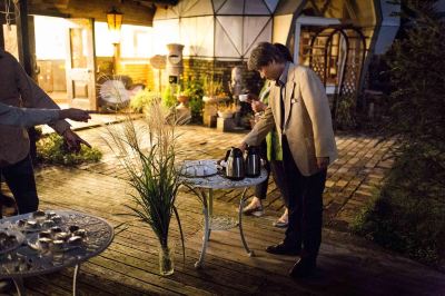 庭 南阿蘇ルナ天文台 オーベルジュ 森のアトリエの写真