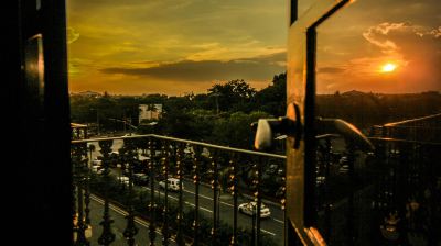View from Hotel The Luneta Hotel Manila Photo