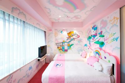 【パシフィックサイド】ハローキティ ルーム (色指定はできません)禁煙 中部国際空港セントレアホテルの写真