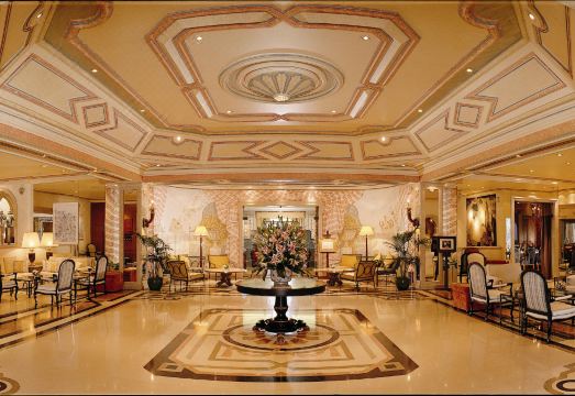 호텔 정원 전경