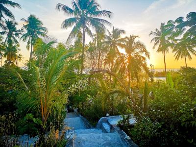 View from Hotel Kae Funk Sunset Bungalows Photo