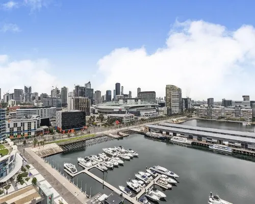 Docklands私人公寓-新碼頭和城市港灣公寓 墨爾本濱海港區住宿飯店