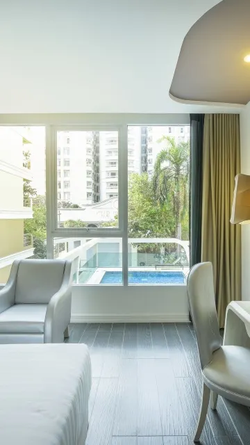 ห้องดีลักซ์ วิวสระน้ำ