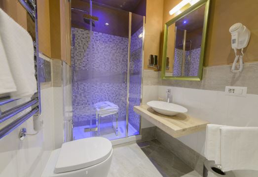 호텔 베스파지아노 조식 또는 객실 사진