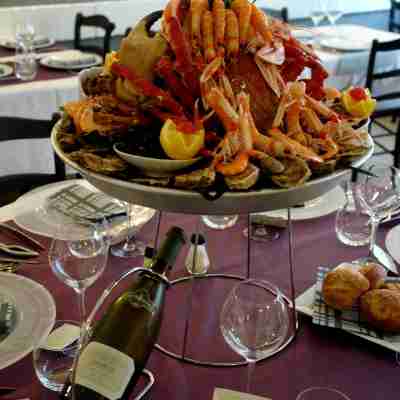 Logis Hôtel Les Chardons Bleus RESTAURANT LE BISTROT DE LA MER Dining/Meeting Rooms