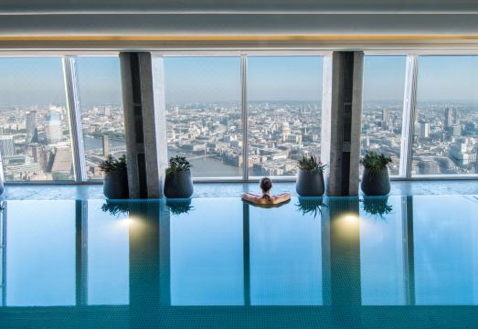 샹그릴라 런던 야경 뷰