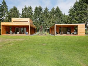 Modern Lodge with Wood Stove Near Almelo