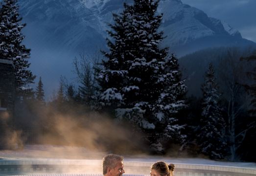 밴프 로키산맥 뷰