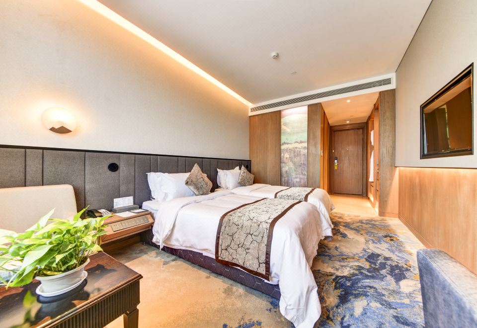 하얼빈 바황 통셴 호텔의 식사 공간