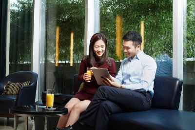 共有エリア コートヤード by マリオット ソウル タイムズ スクエアの写真