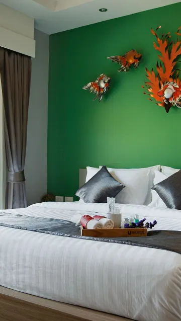 ห้องดีลักซ์เตียงใหญ่ - วิวภูเขา(เตียงใหญ่)