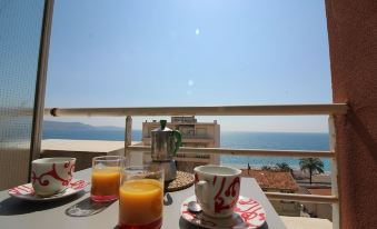 Nice Booking le Kappas Balcon Vue Mer