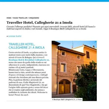 卡麗蓋裏耶21精品B&B酒店