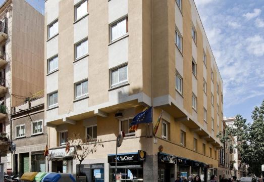 Hostal Barcelona의 공용 공간 또는 주변 거리 이미지