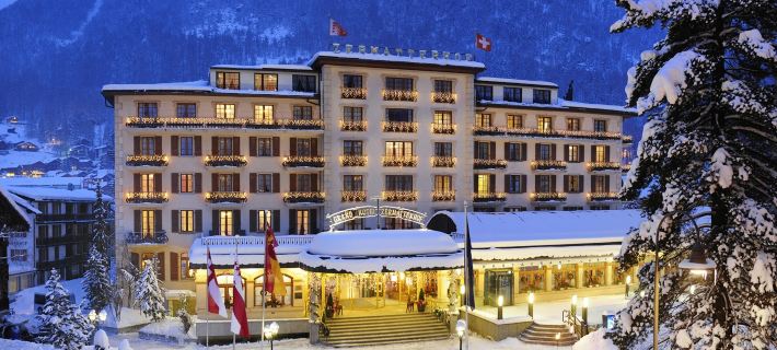 Grand Hotel Zermatterhof Hotele w: Zermatt