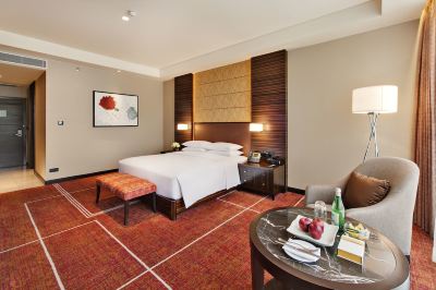 ハイアットデラックスキングサイズベッドルーム ハイアット リージェンシー マニラ シティ オブ ドリームズの写真