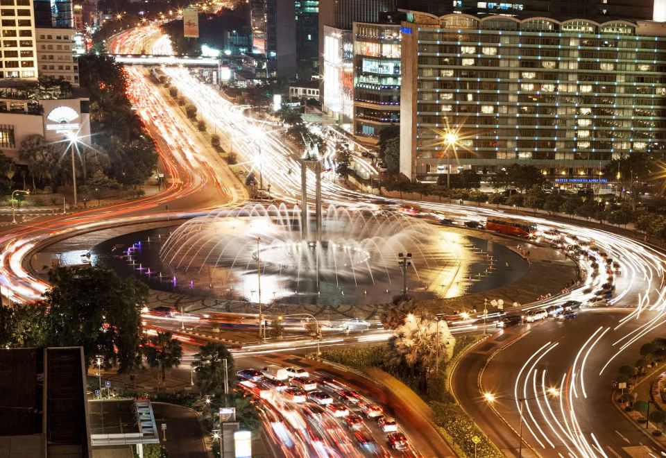 [이비스 스타일스 자카르타의 레스토랑 내부]