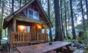 Wild Lily Magical Riverfront Retreat with Guest Cabins and Hot Tub