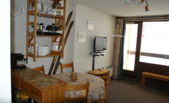 Studio in Montgenèvre, with Wonderful Mountain View, Balcony and Wifi - 400 m from The Slopes