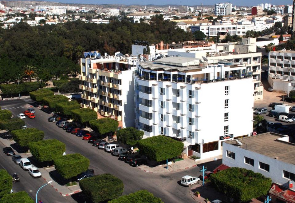 아가디르의 아름다운 호텔 풍경